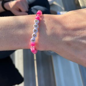 Taylor Swift Lover Clay Bead Bracelet hand made